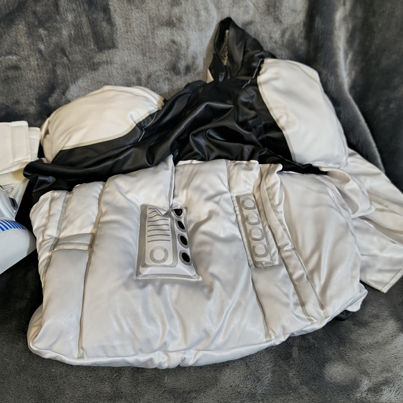 Star Wars Strom Trooper White and Black Costume Helmet Adult large - Picture 5 of 9